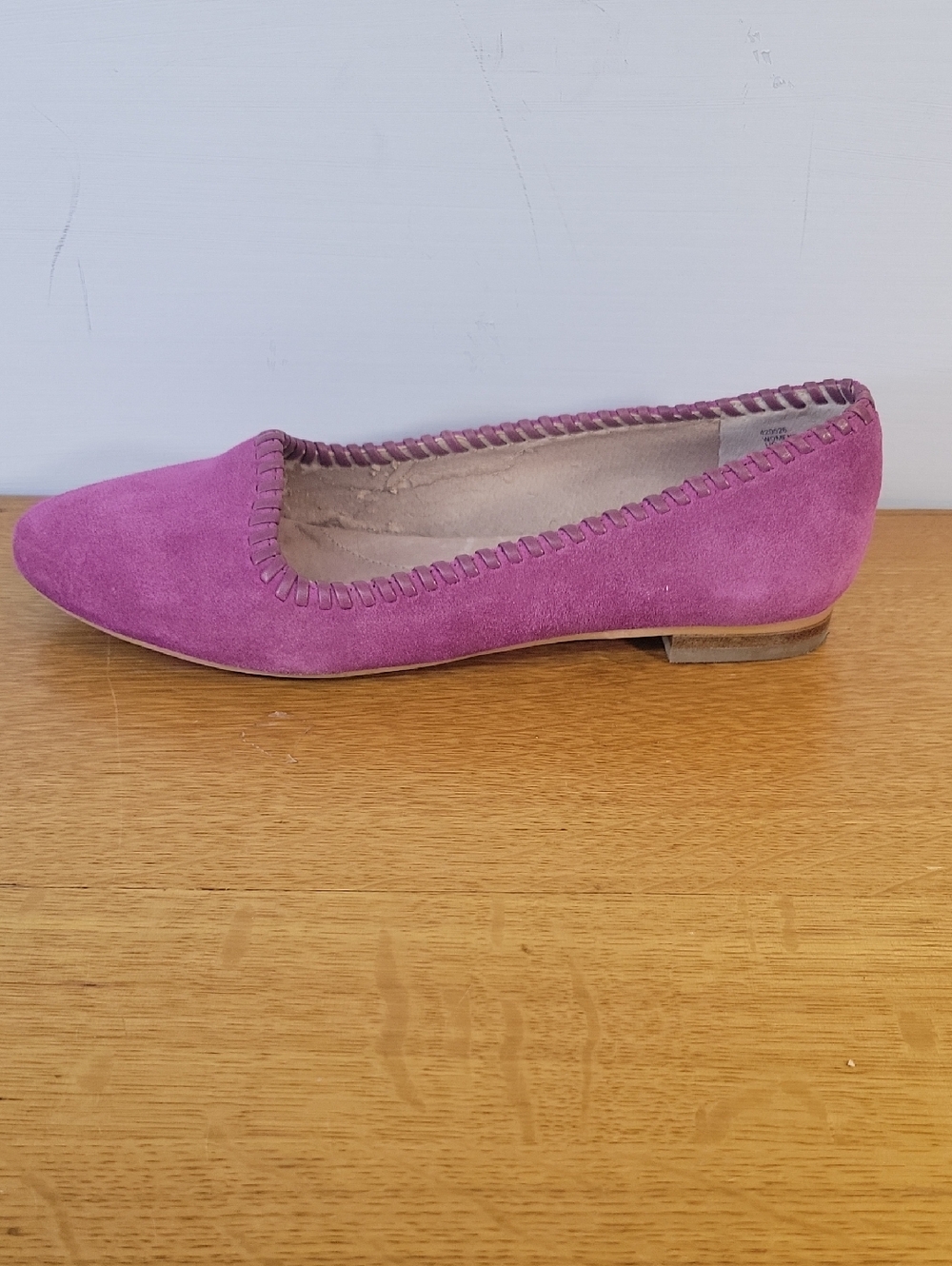 Lands' End Purple Suede Whipstitch Flats Womens Size 6½B - Picture 9 of 16